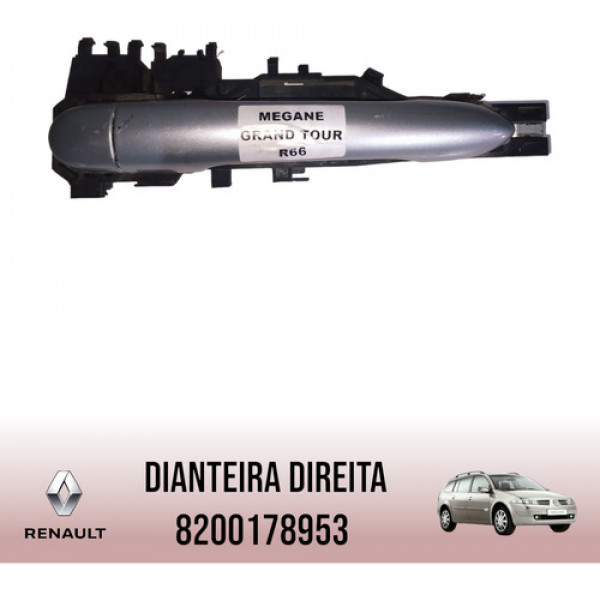 Maçaneta Externa Dianteira Direita Renault Megane 8200178953