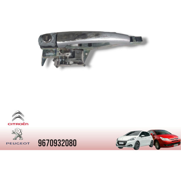 Maçaneta  Dianteira Esquerda Peugeot 308 C4 9670932080