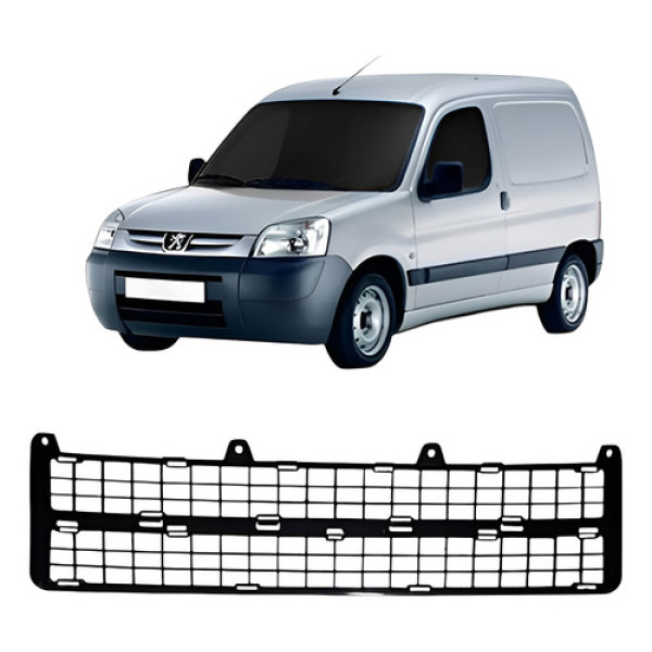 Grade Parachoque Central Partner 2009 A 2013 Preta Ccrb4646