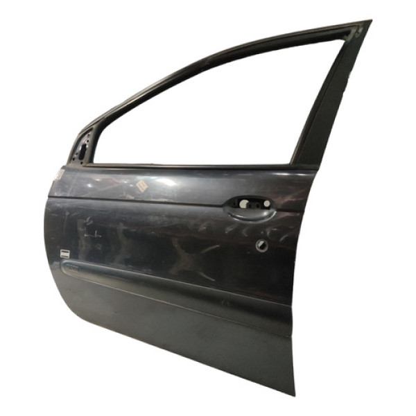 Porta Dianteira Esquerda Renault Scenic 2001 A 2010 Preto 
