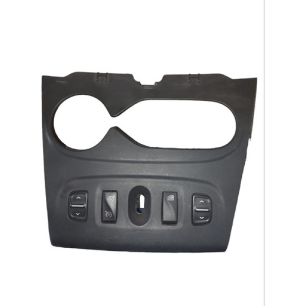 Moldura Central Botão Duster Sandero Logan 275000884r