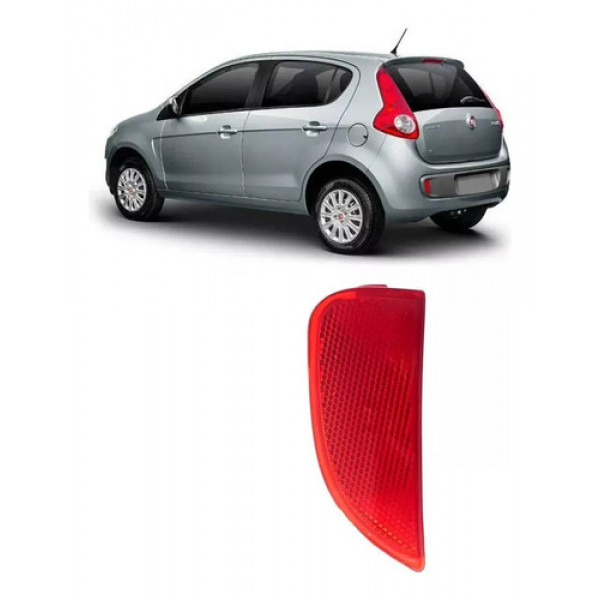 Refletor Parachoque Traseiro Novo Palio 2013 A 2018 Esquerdo