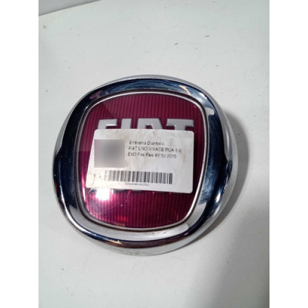 Emblema Dianteiro Fiat Uno Vivace 2015 Original 735446703