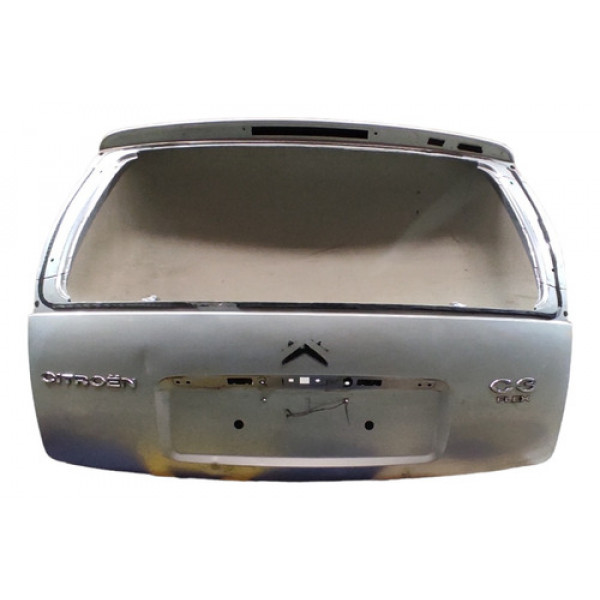 Tampa Traseira Porta Mala Citroen C3 2006 A 2011 Prata