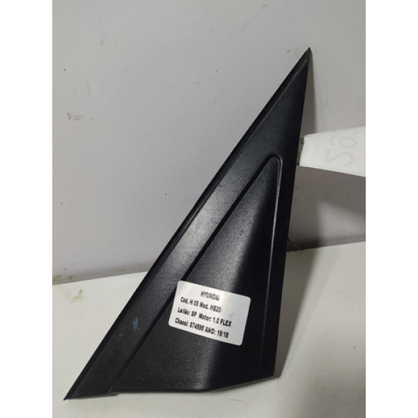 Moldura Retrovisor Direito Hyundai Hb20 Original 861901s000